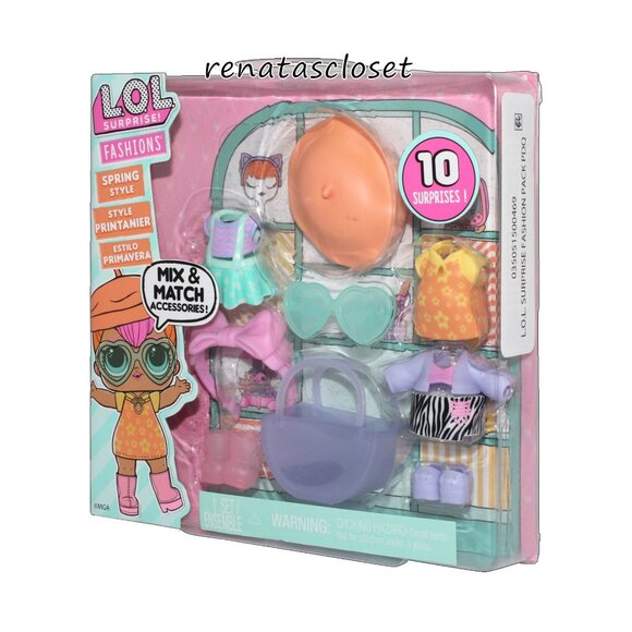 L.O.L Surprise! 10-pc Mix & Match Accessories Set - Spring Party NWT/NIP - Picture 3 of 7